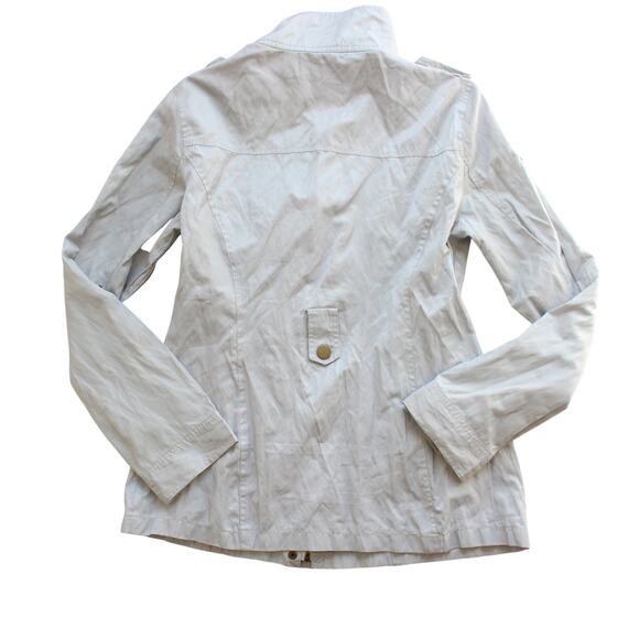 Cache Cache Silver Utility Jacket | Y2K French Style - Picture 6 of 9